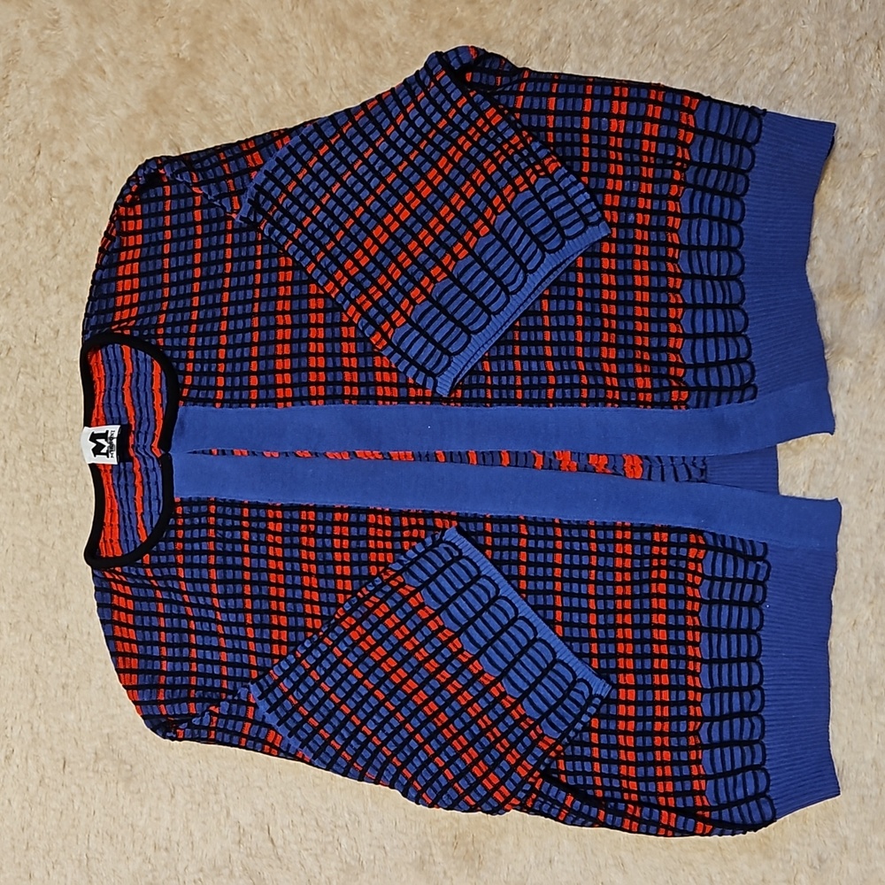 MISSONI SWEATER/CARDIGAN/JACKET BLUE/RED SIZE 44 - Picture 12 of 16